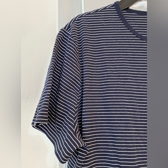 Ralph Lauren Horizontal Navy/White Stripe Short Sleeve Tee Shirt. Size 2X Women - Picture 10 of 10
